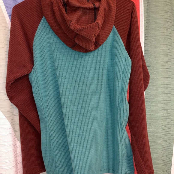 Women’s Melanzana Grid Fleece Pullover - Picture 4 of 4